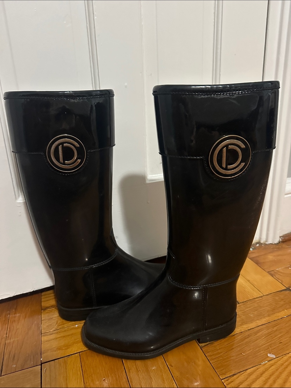 Christian Dior Black Rainboots
